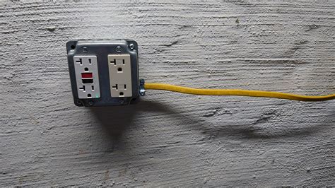 outlet box for unfinished basement